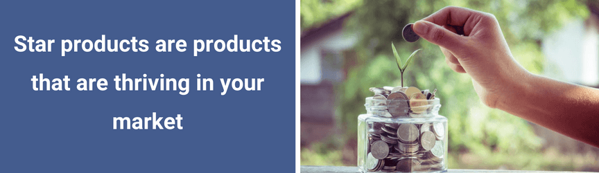 The definition of star products in BCG Matrix