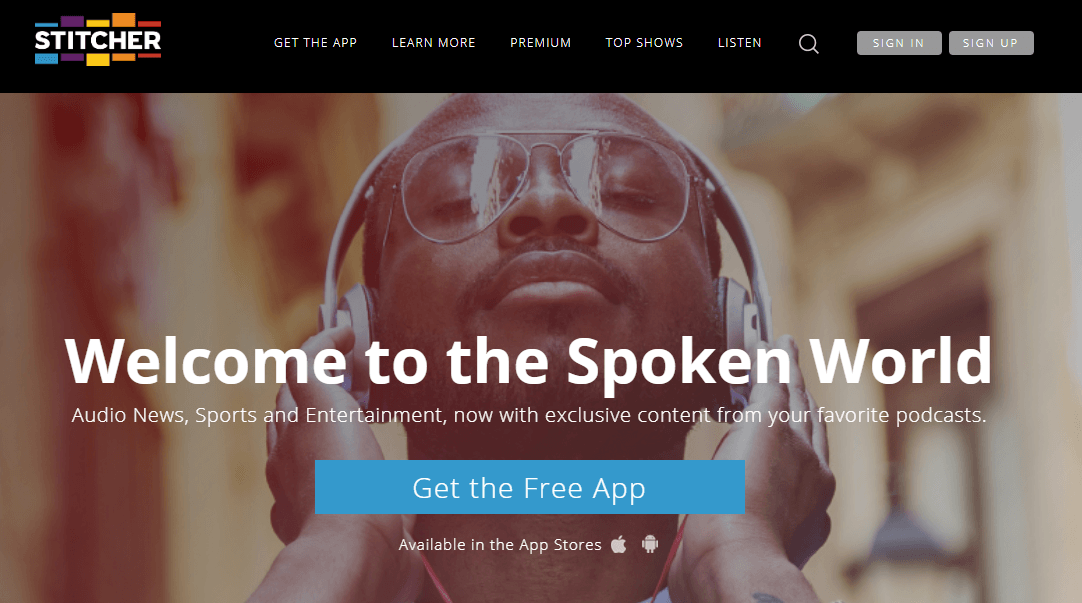 stitcher website