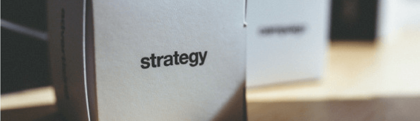 image of box with the word strategy labeling it