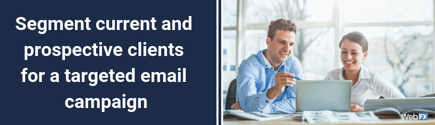 A tip for creating a targetd email marketing campaign