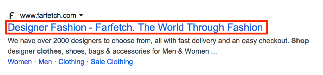 title tag example