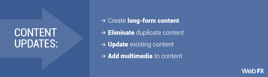 content updates