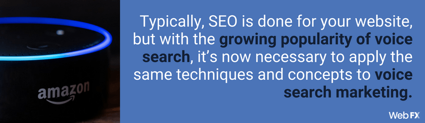 voice search marketing pull quote