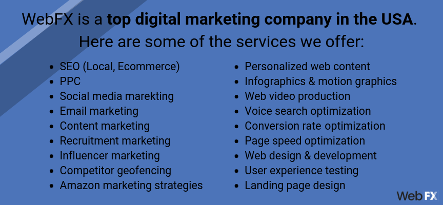 webfx is a top digital marketing company in the usa
