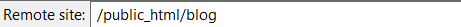 Example of uploading files as a part of website hosting