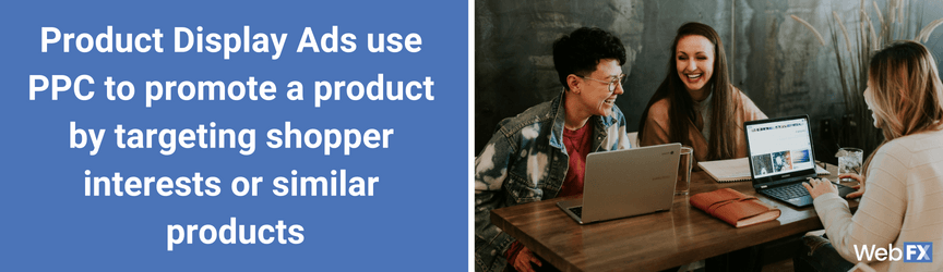 The definition of Product Display Ads on Amazon