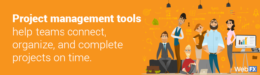 The definition of project management tools
