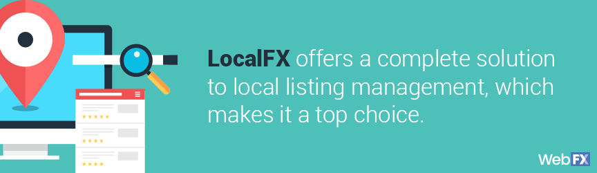 Definition of LocalFX, a local listing management tool