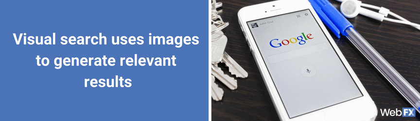 The definition of visual search