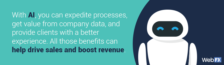 AI can expedite processes, get value from company data, and more