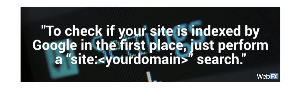 to check if your site is indexed, perform a 'site:yourdomain' search