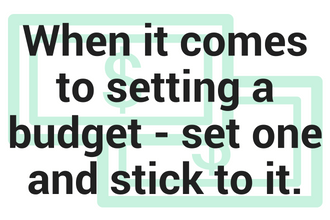 setting budget