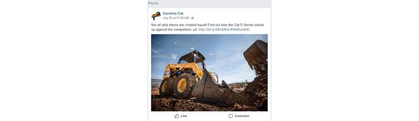 social media posts from a charlotte business