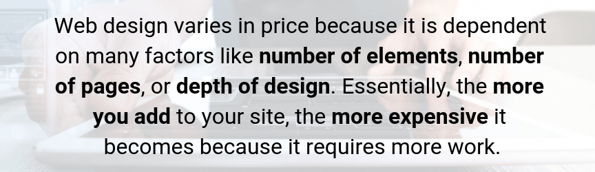web design pricing