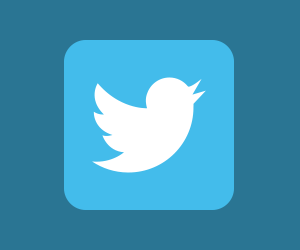 O logotipo do Twitter