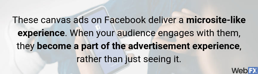 create immersive ads