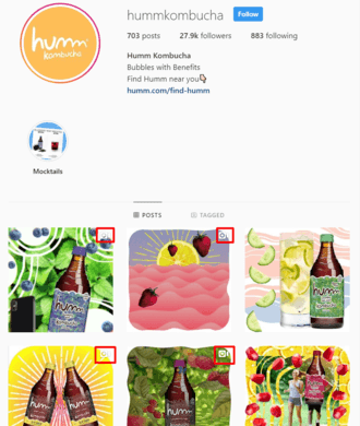 humm social media presence