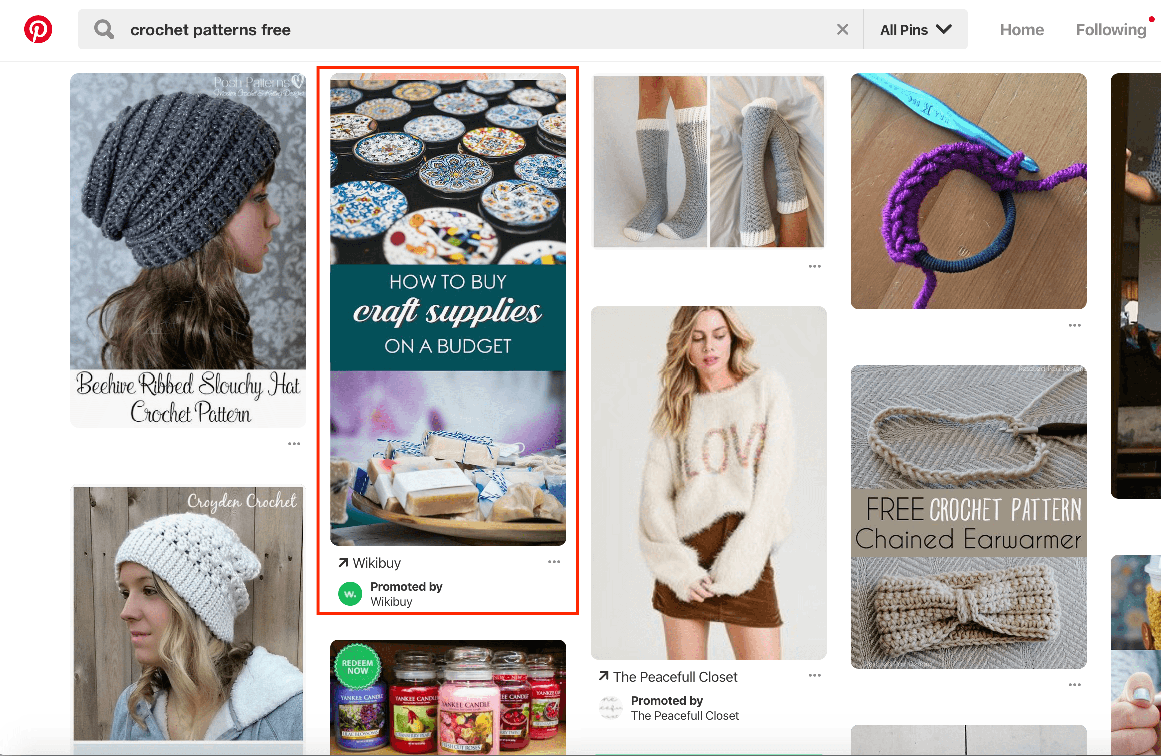 pinterest ad types pinterest ad types
