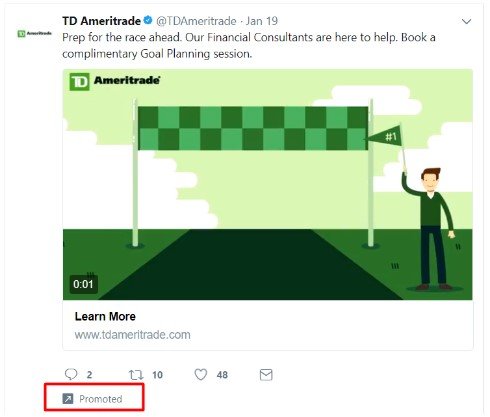promoted tweet