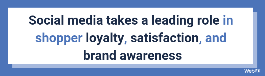 Social media takes a leading role in shopper loyalty, satisfaction, and brand awareness