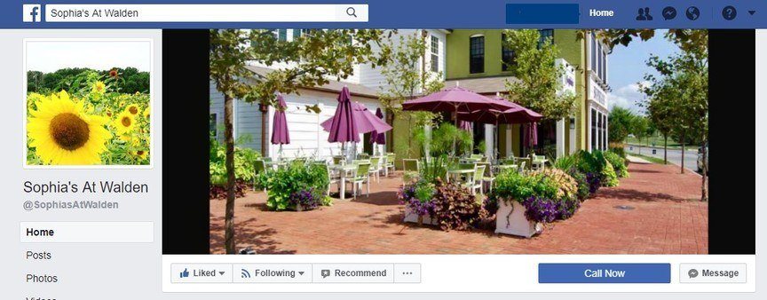 sophias facebook page