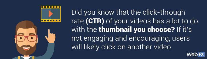 success has a lot to do with your thumbnail