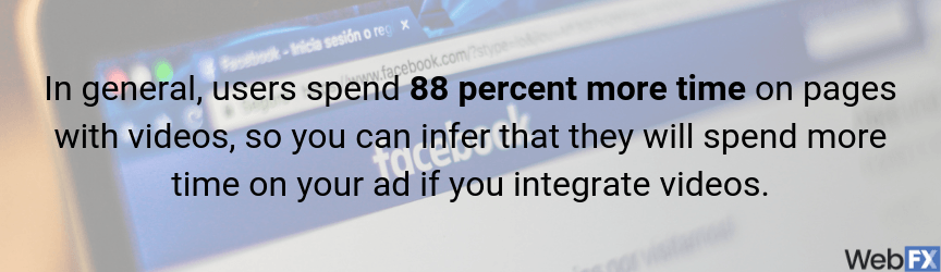 using videos in ads