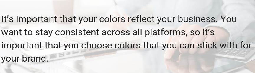 Your website should reflect your brand's style