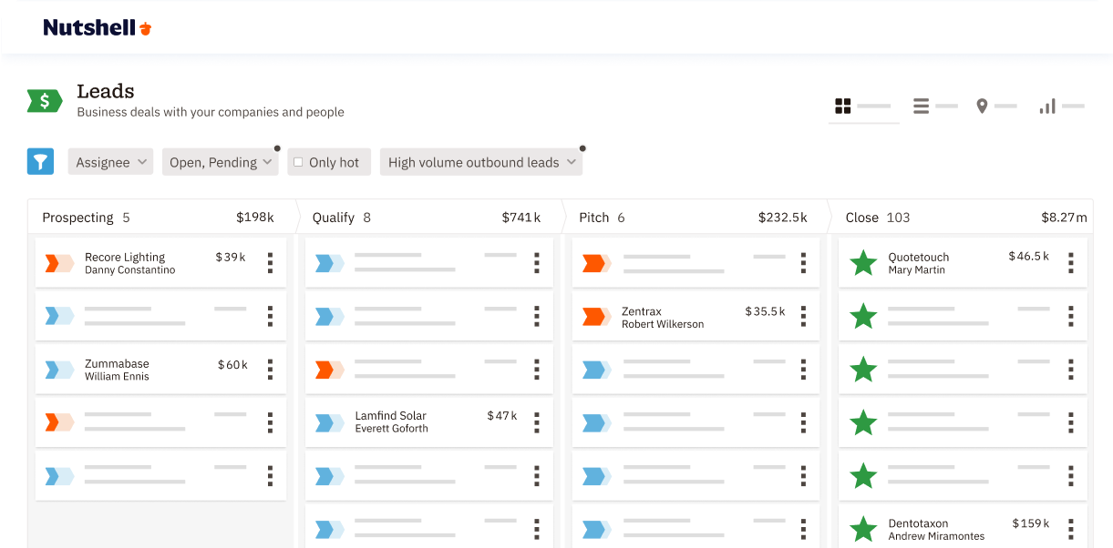 Nutshell Platform Screenshot