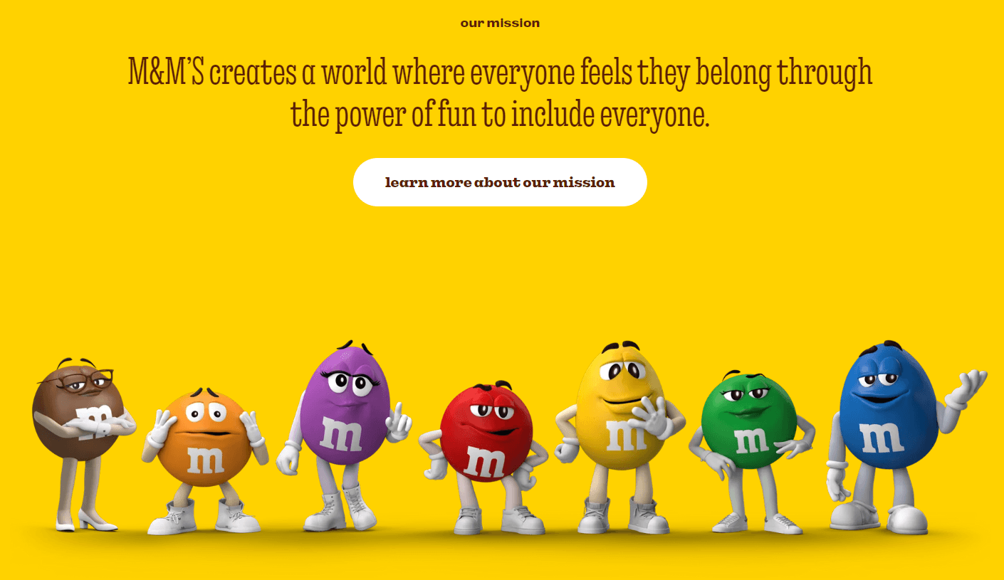 m&m as a branding example