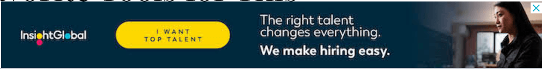 InsightGlobal banner promoting hiring services
