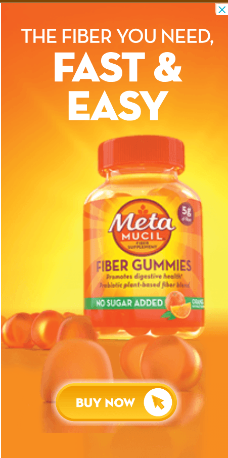 Meta Mucil banner ad