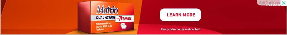 Tylenol banner ad