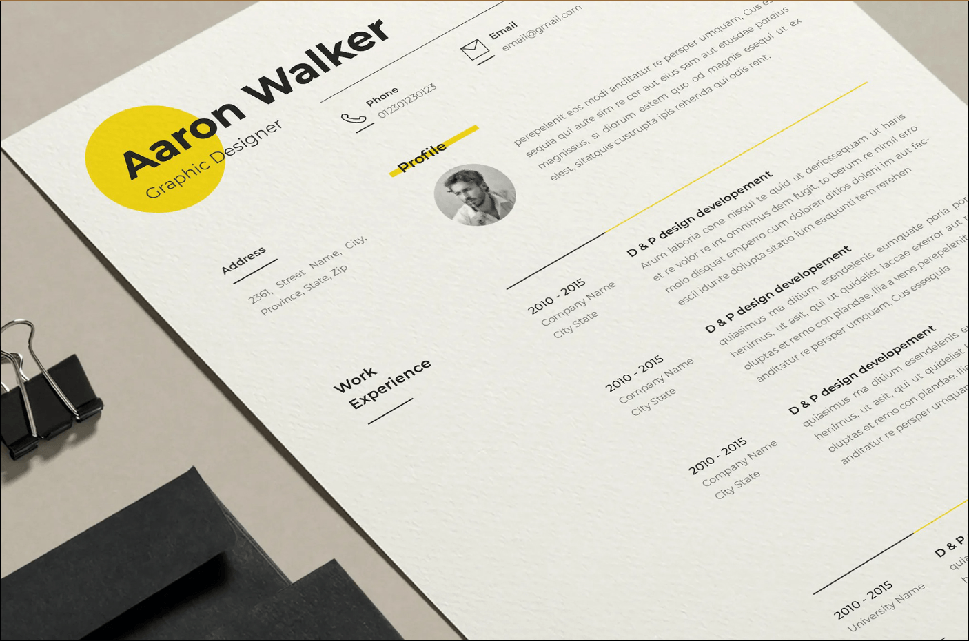 Aaron Walker resume example