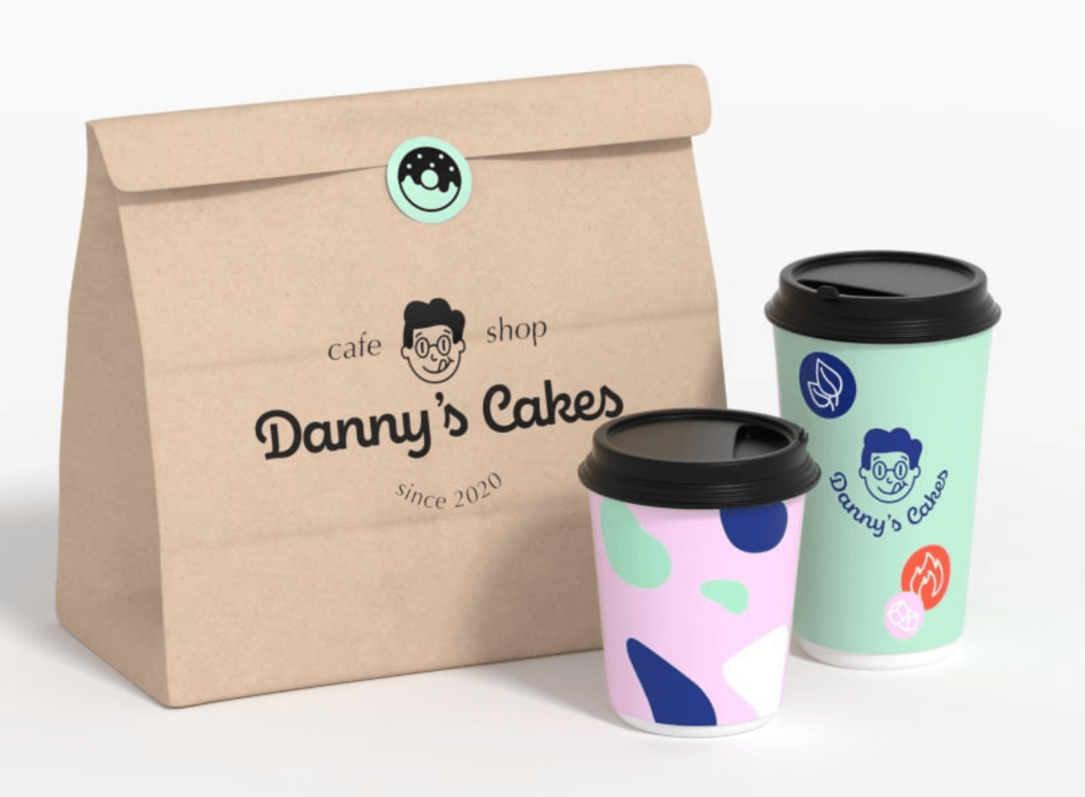 Danny's Cakes package design