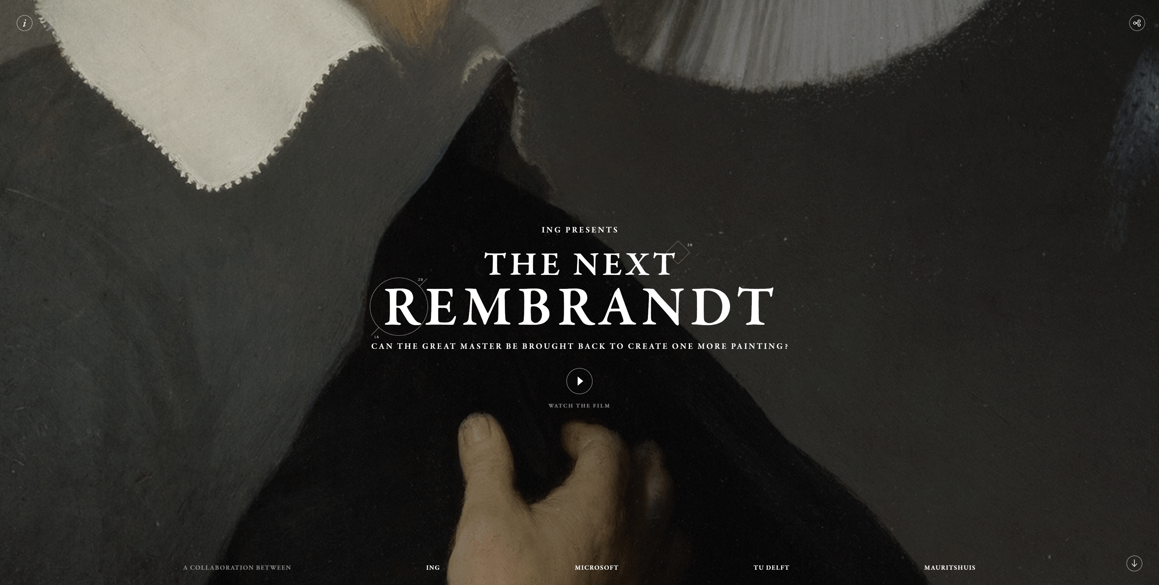 rembrandt web design typography