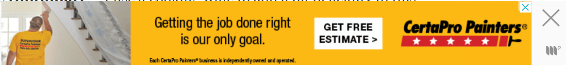 Google display ad from CertaPro Painters