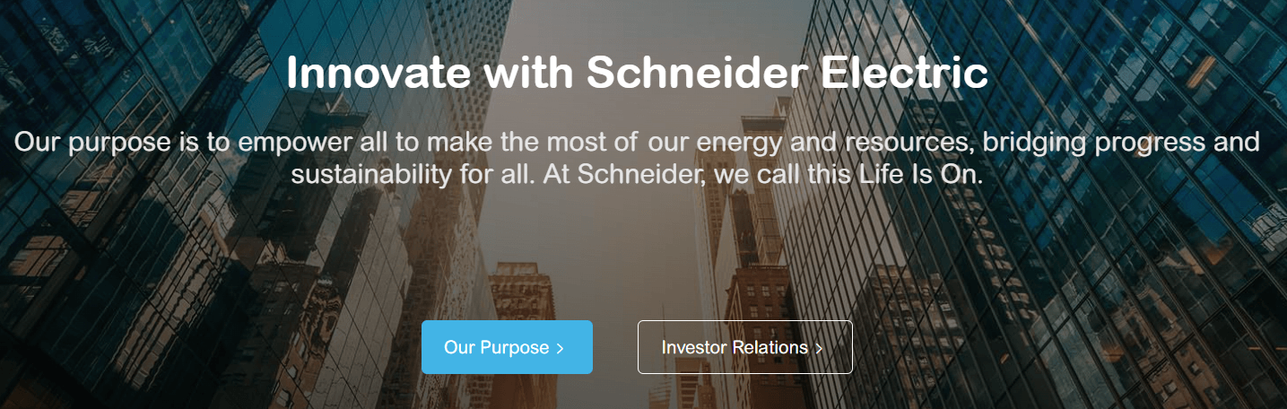 schneider electric global homepage