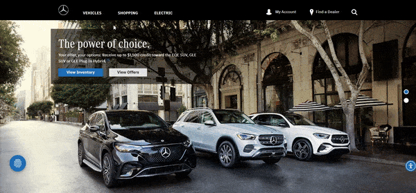mercedes-benz site navigation