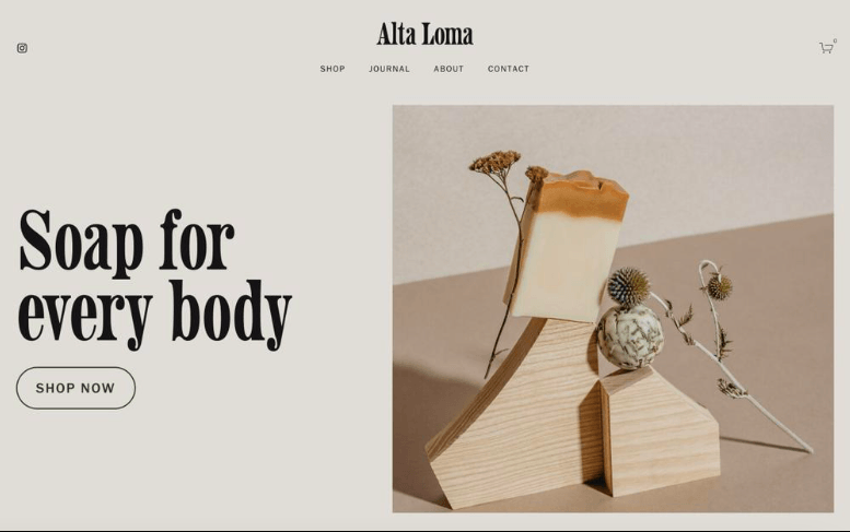 Website built using Squarespace