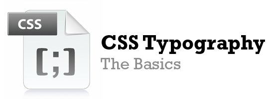 CSS Typography: The Basics