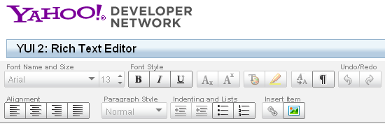 YUI Editor