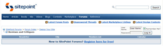 SitePoint Forum