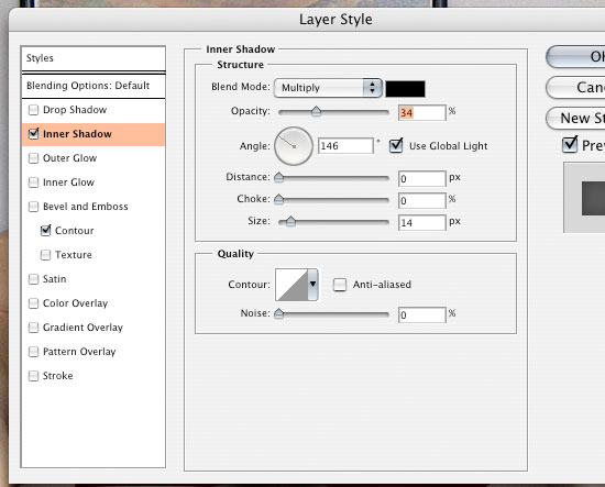 Adding the layer styles to the front face