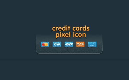 credit cards pixel icon screen shot