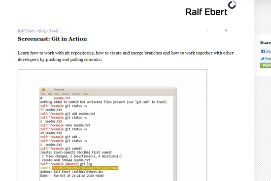 Git in Action