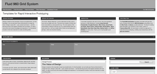 Fluid 960 Grid System
