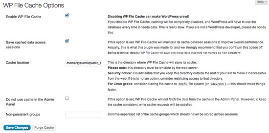 WP File Cache