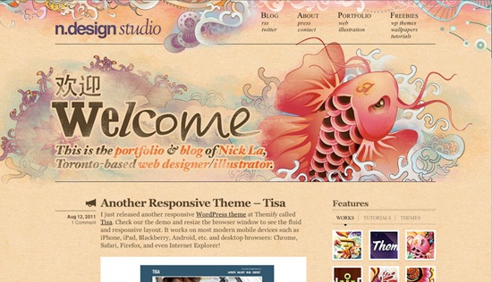 0191 08 ndesign homepage example