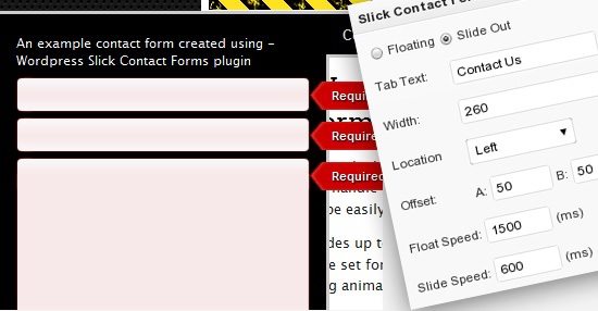 Slick Contact Forms